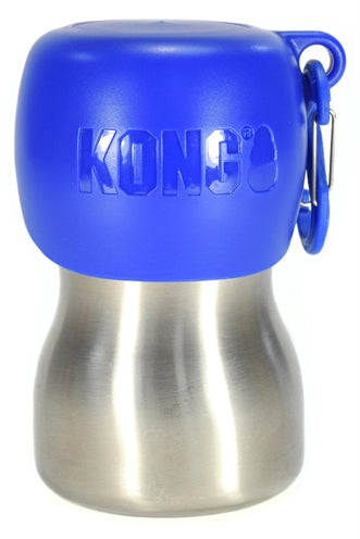 Kong H2O Trinkflasche Edelstahl Blau