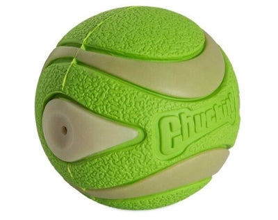 Chuckit Max Glow Ultra Squeeker Ball Grün