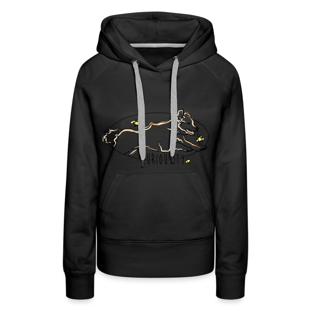 Frauen Premium Hoodie - Schwarz