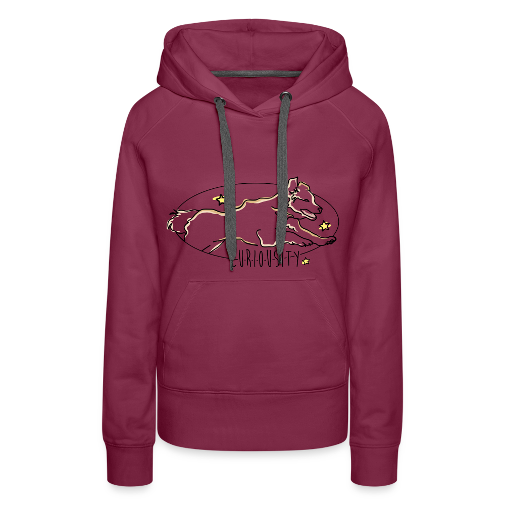 Frauen Premium Hoodie - Bordeaux