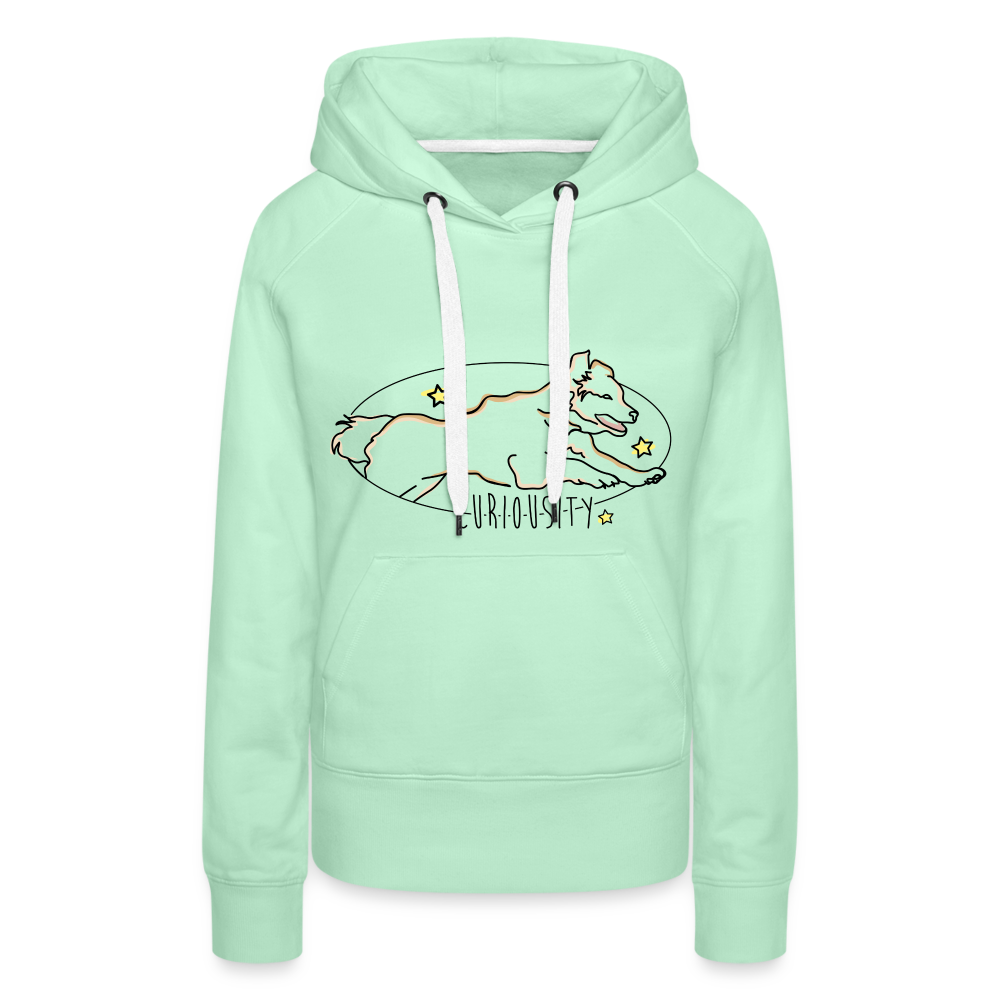 Frauen Premium Hoodie - helles Mintgrün