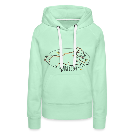 Frauen Premium Hoodie - helles Mintgrün