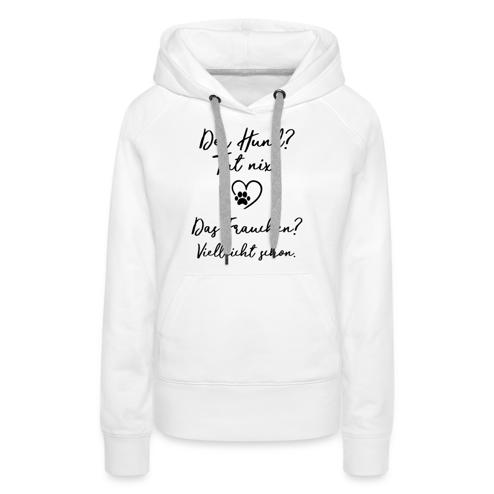 Frauen Premium Hoodie - Weiß