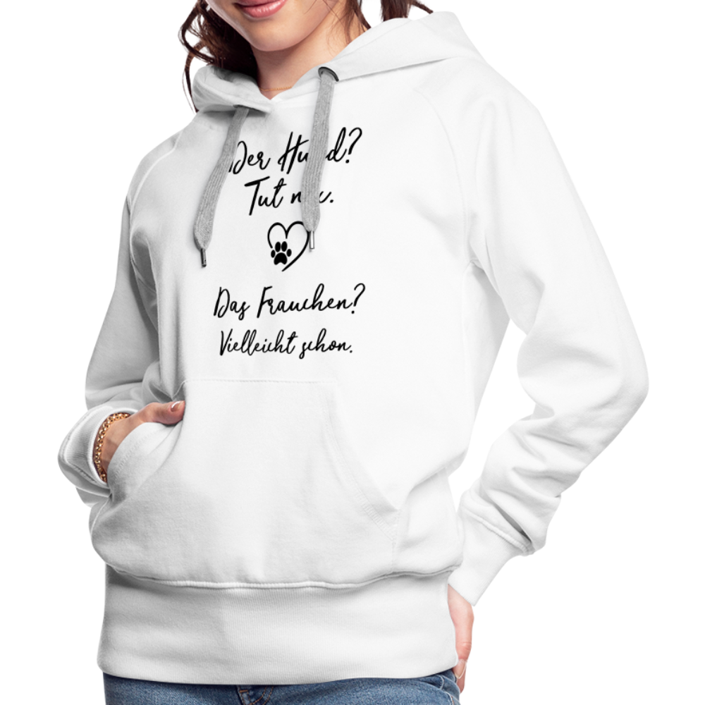 Frauen Premium Hoodie - Weiß