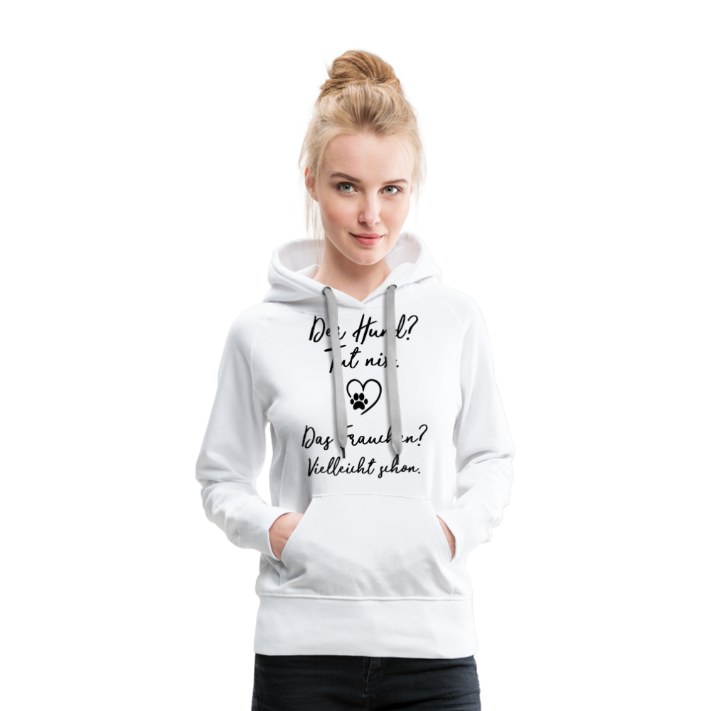 Frauen Premium Hoodie - Weiß