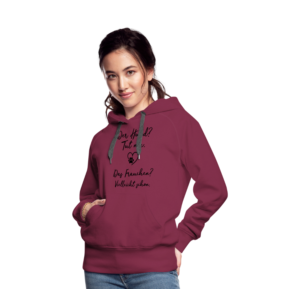 Frauen Premium Hoodie - Bordeaux