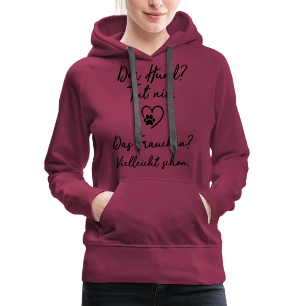 Frauen Premium Hoodie - Bordeaux