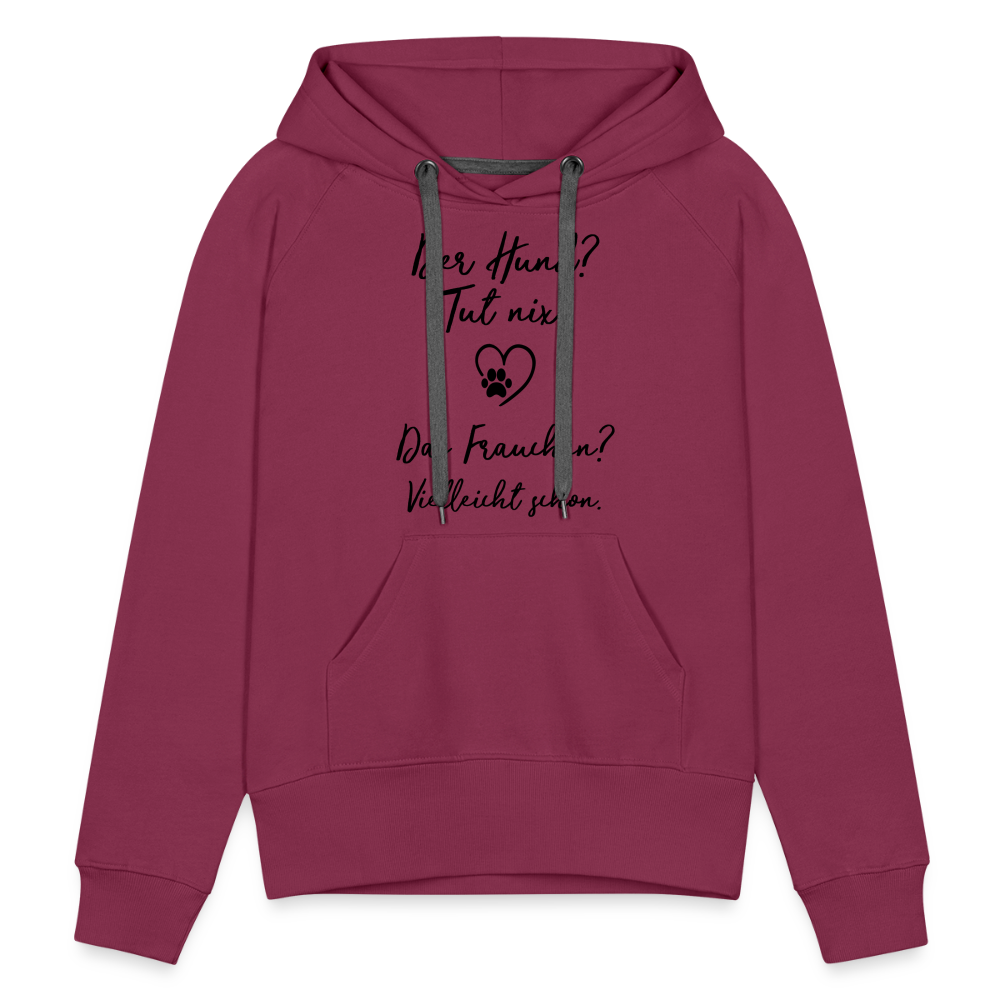 Frauen Premium Hoodie - Bordeaux