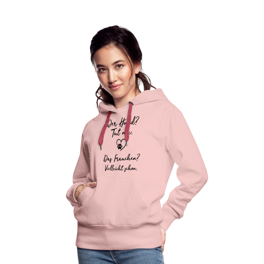 Frauen Premium Hoodie - Kristallrosa