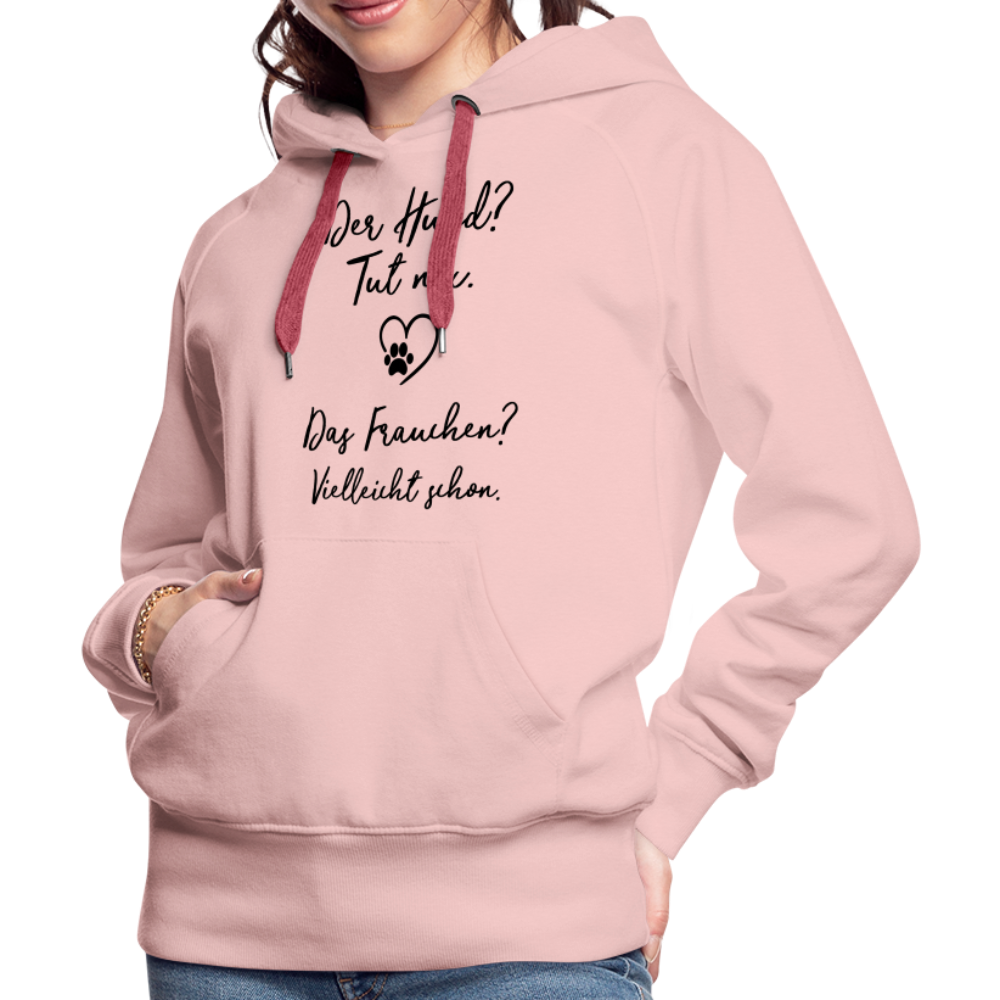 Frauen Premium Hoodie - Kristallrosa