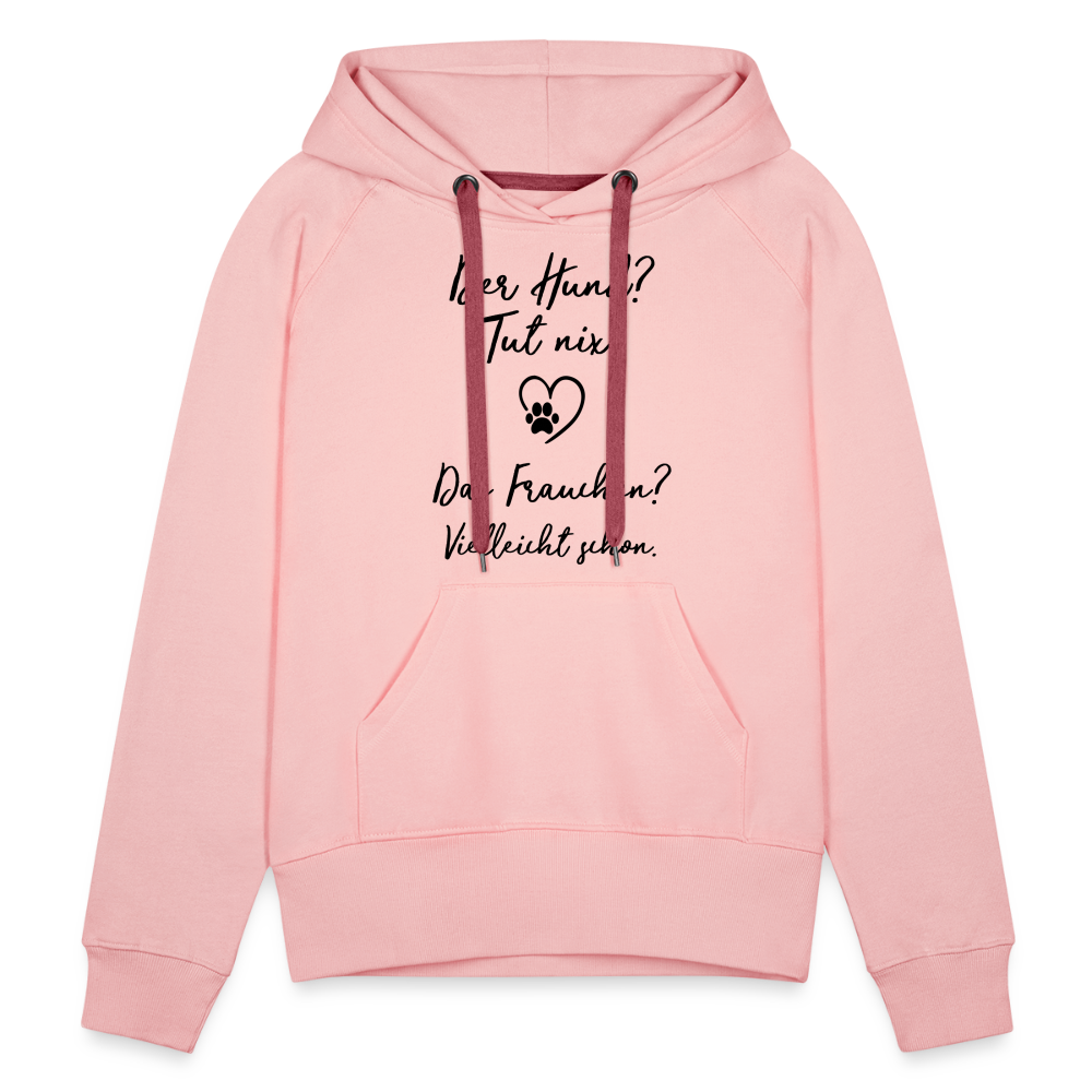 Frauen Premium Hoodie - Kristallrosa