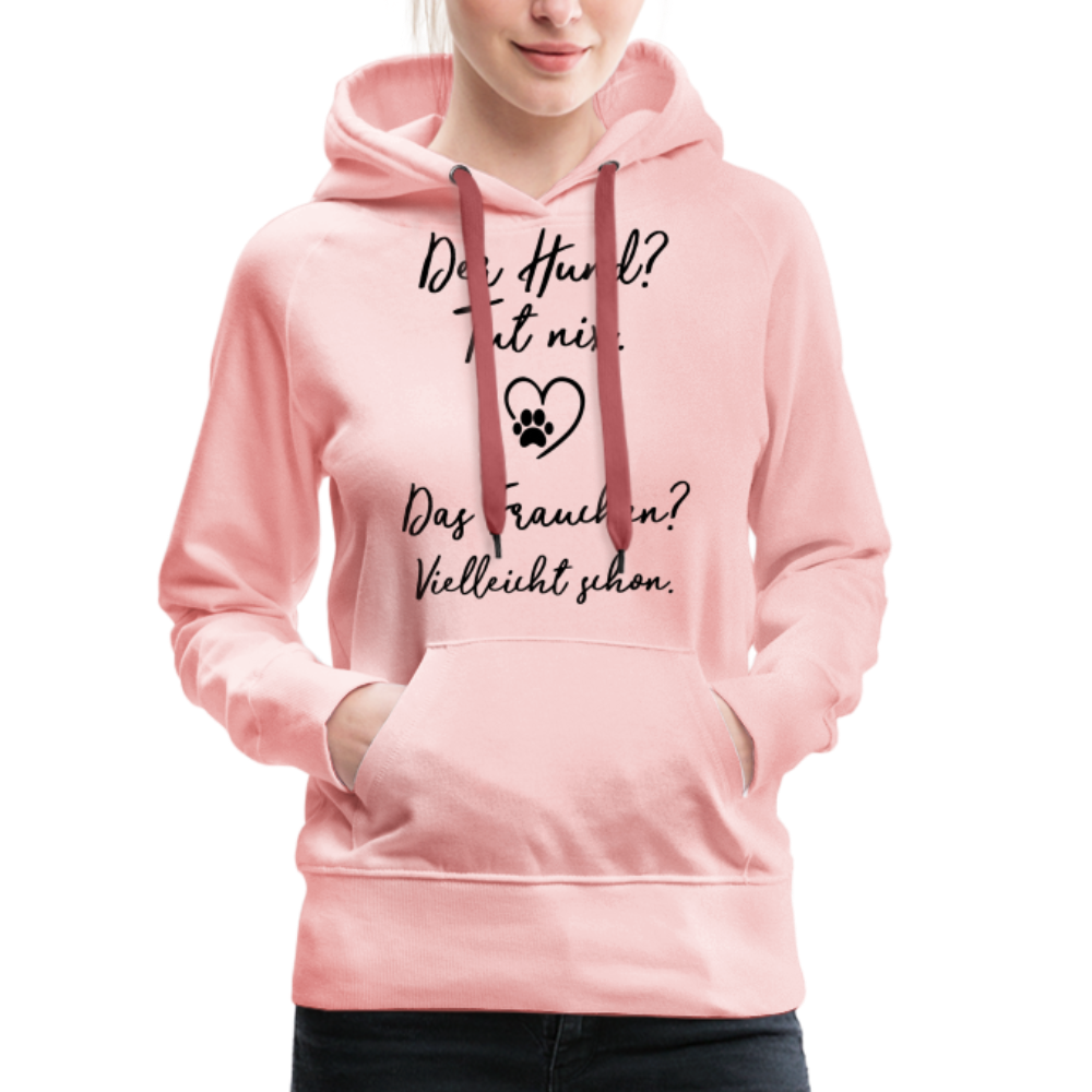 Frauen Premium Hoodie - Kristallrosa