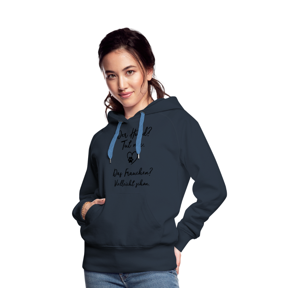 Frauen Premium Hoodie - Navy