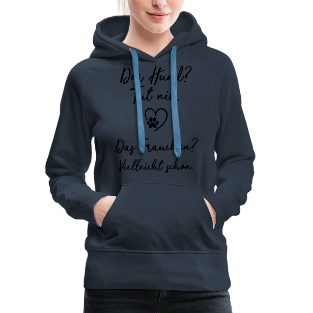 Frauen Premium Hoodie - Navy