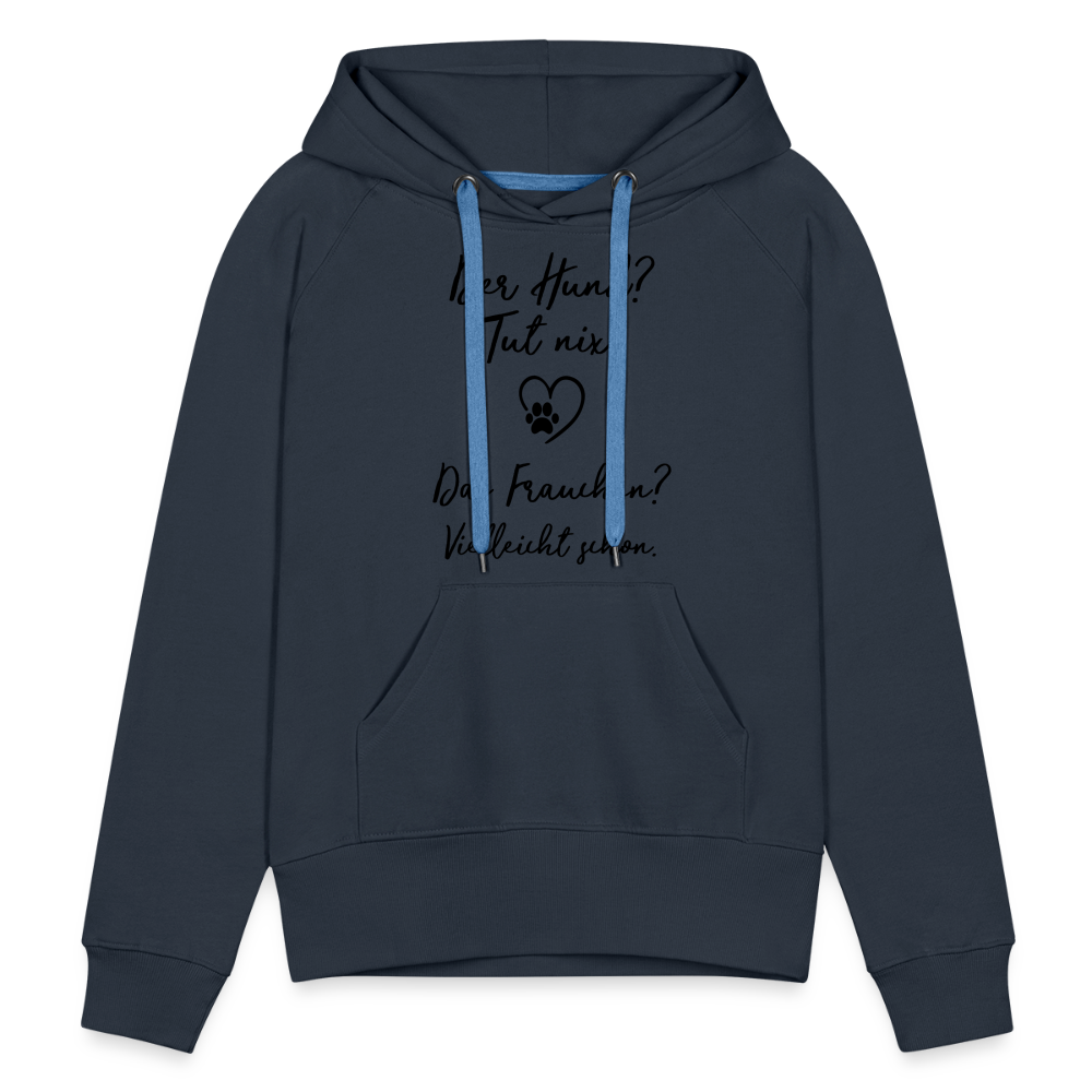 Frauen Premium Hoodie - Navy