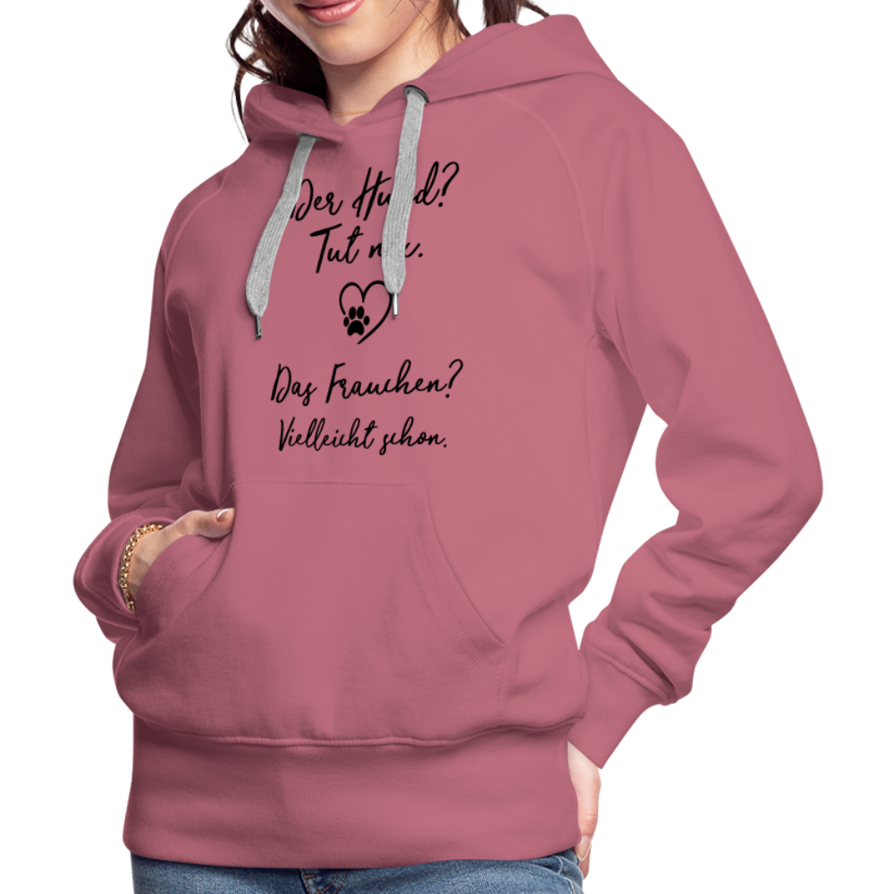 Frauen Premium Hoodie - Malve