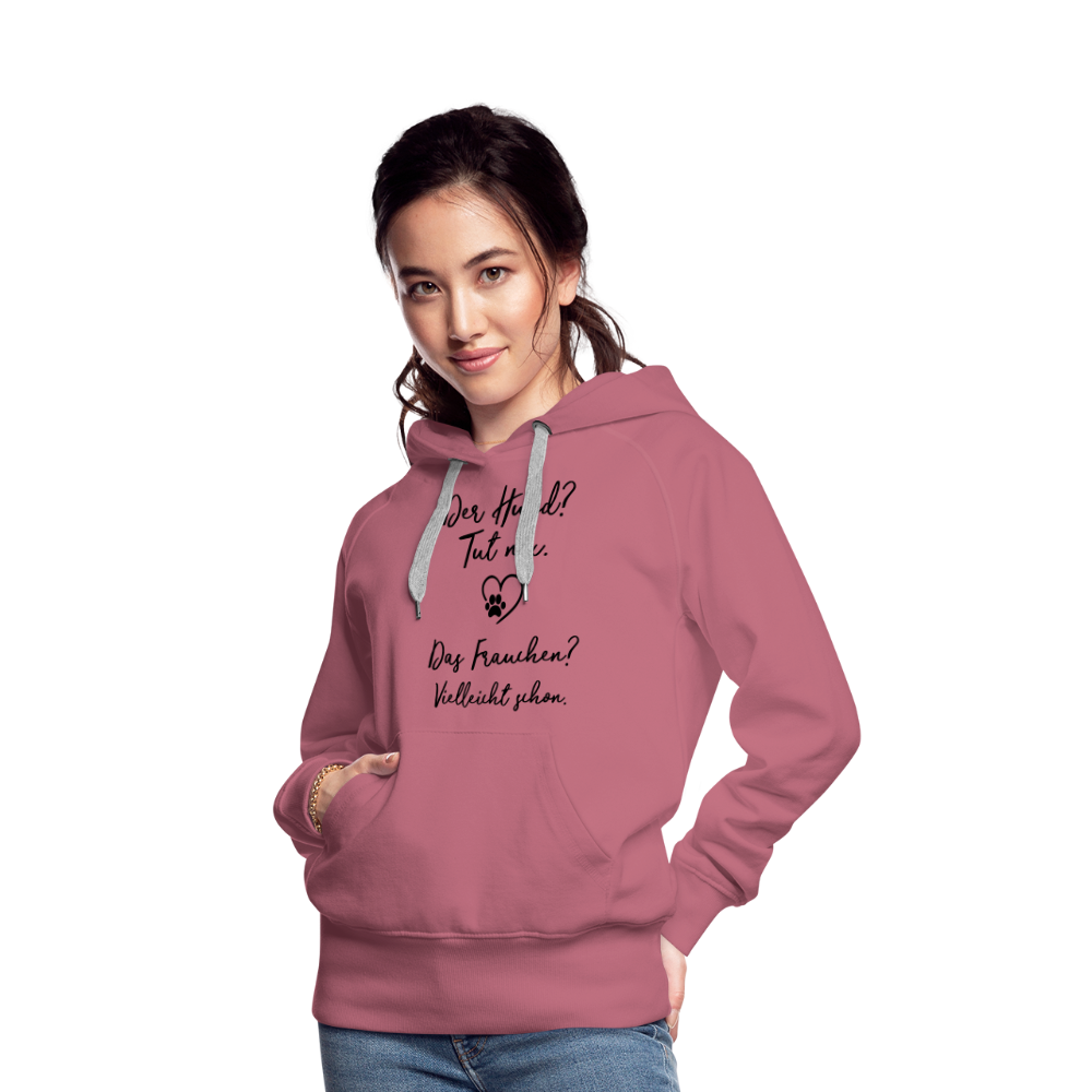 Frauen Premium Hoodie - Malve