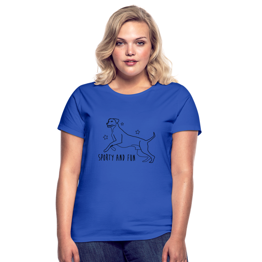 Frauen T-Shirt - Royalblau