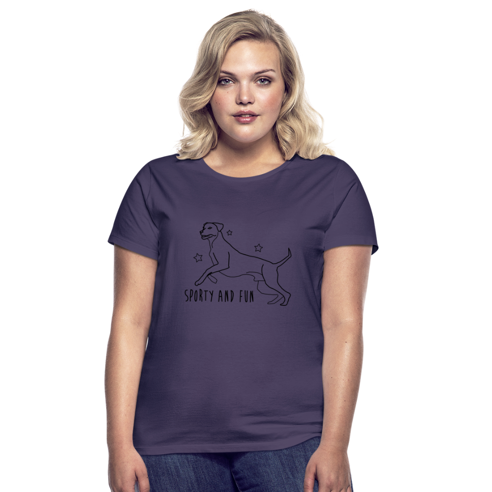 Frauen T-Shirt - Dunkellila