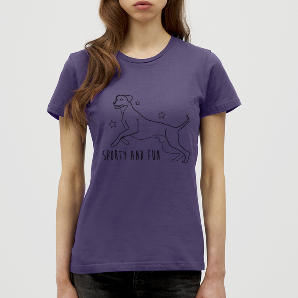 Frauen T-Shirt - Dunkellila