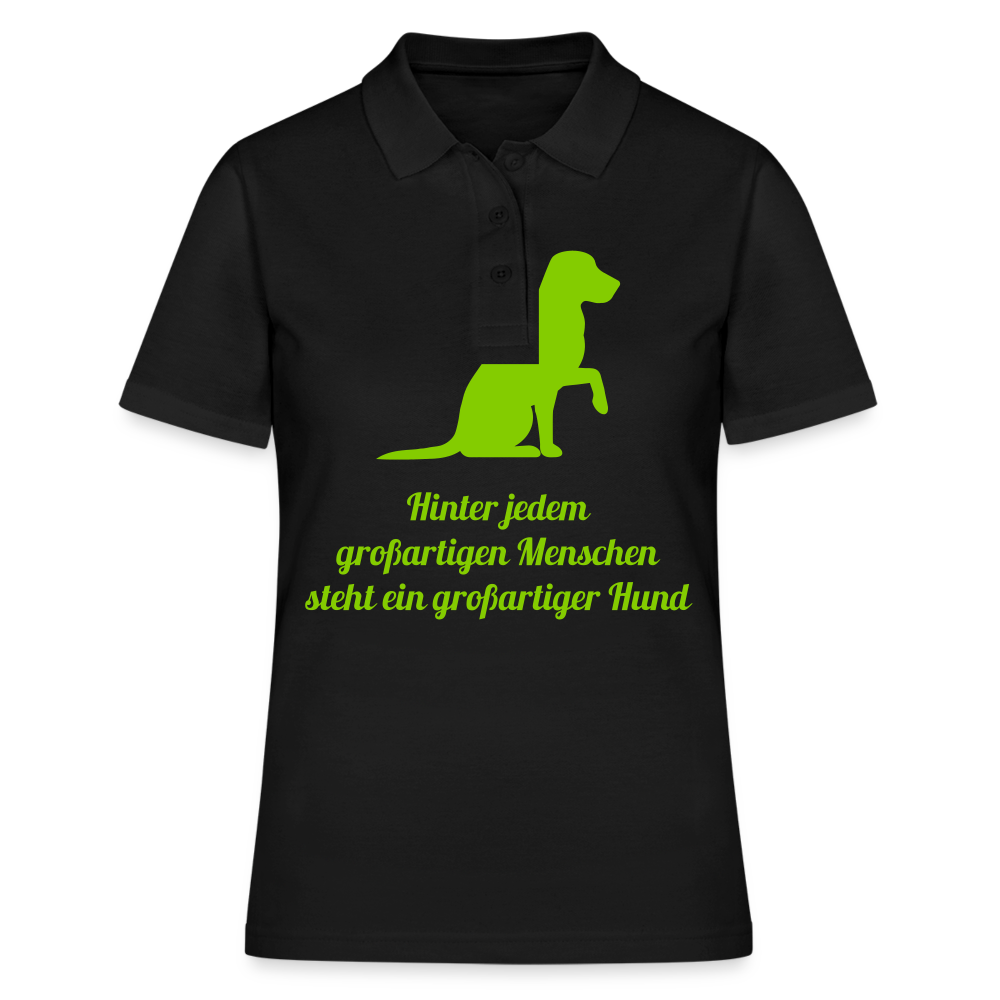 Frauen Polo Shirt - Schwarz