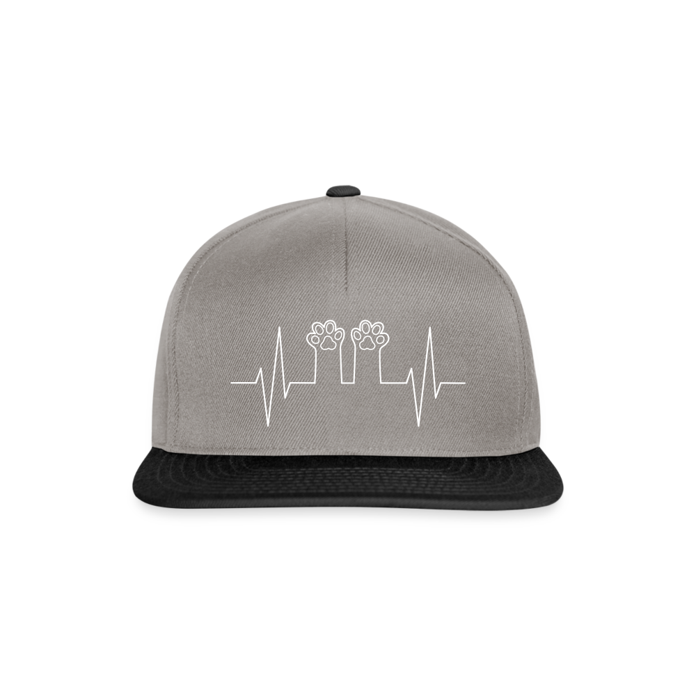 Snapback Cap - Graphit/Schwarz