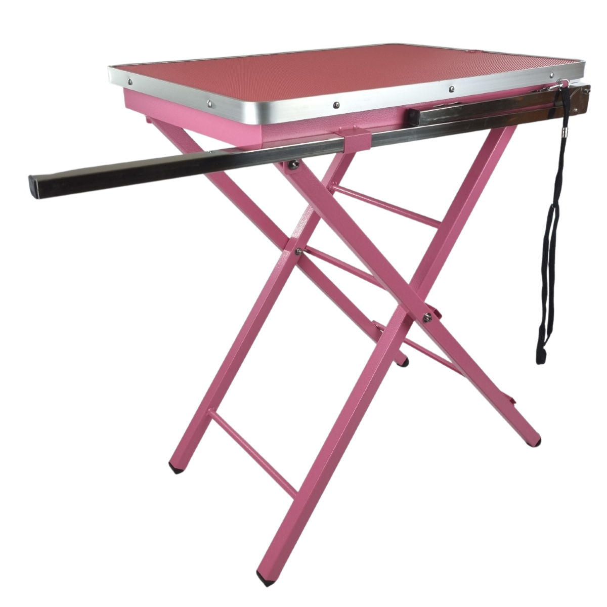 Topmast Trimmtisch Showtime - Verstellbar - Klappbar - Rosa - 60 x 45 x 82 cm