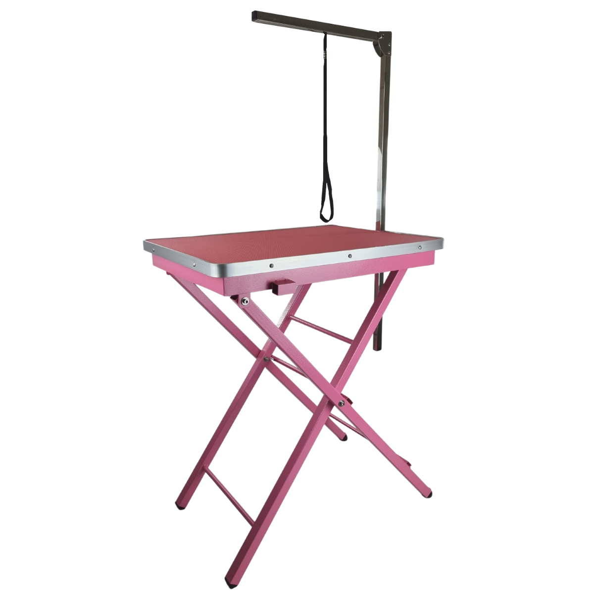 Topmast Trimmtisch Showtime - Verstellbar - Klappbar - Rosa - 60 x 45 x 82 cm