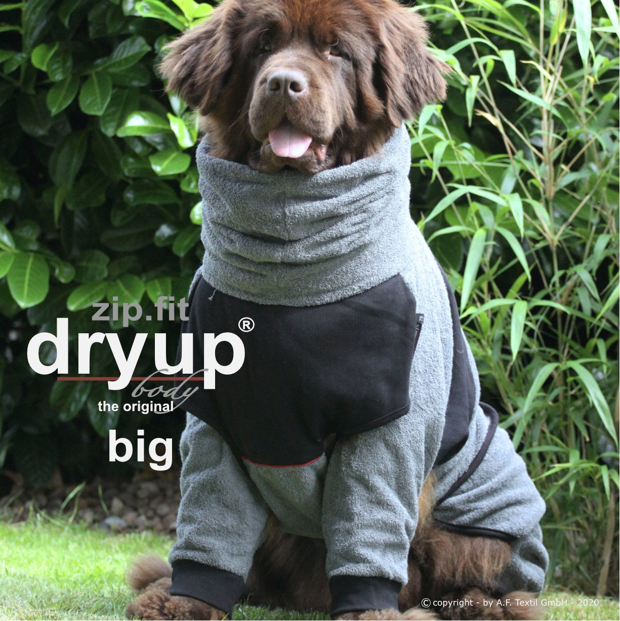 Dryup body „ZIP.FIT“ Big anthrazit