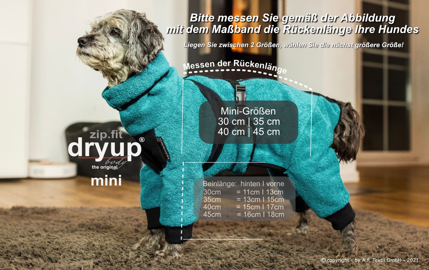 Dryup body „ZIP.FIT“ Mini marine