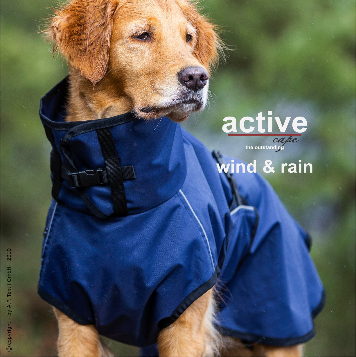 Active cape „Wind & Rain“ dark blue