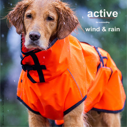 Active cape „Wind & Rain“ orange