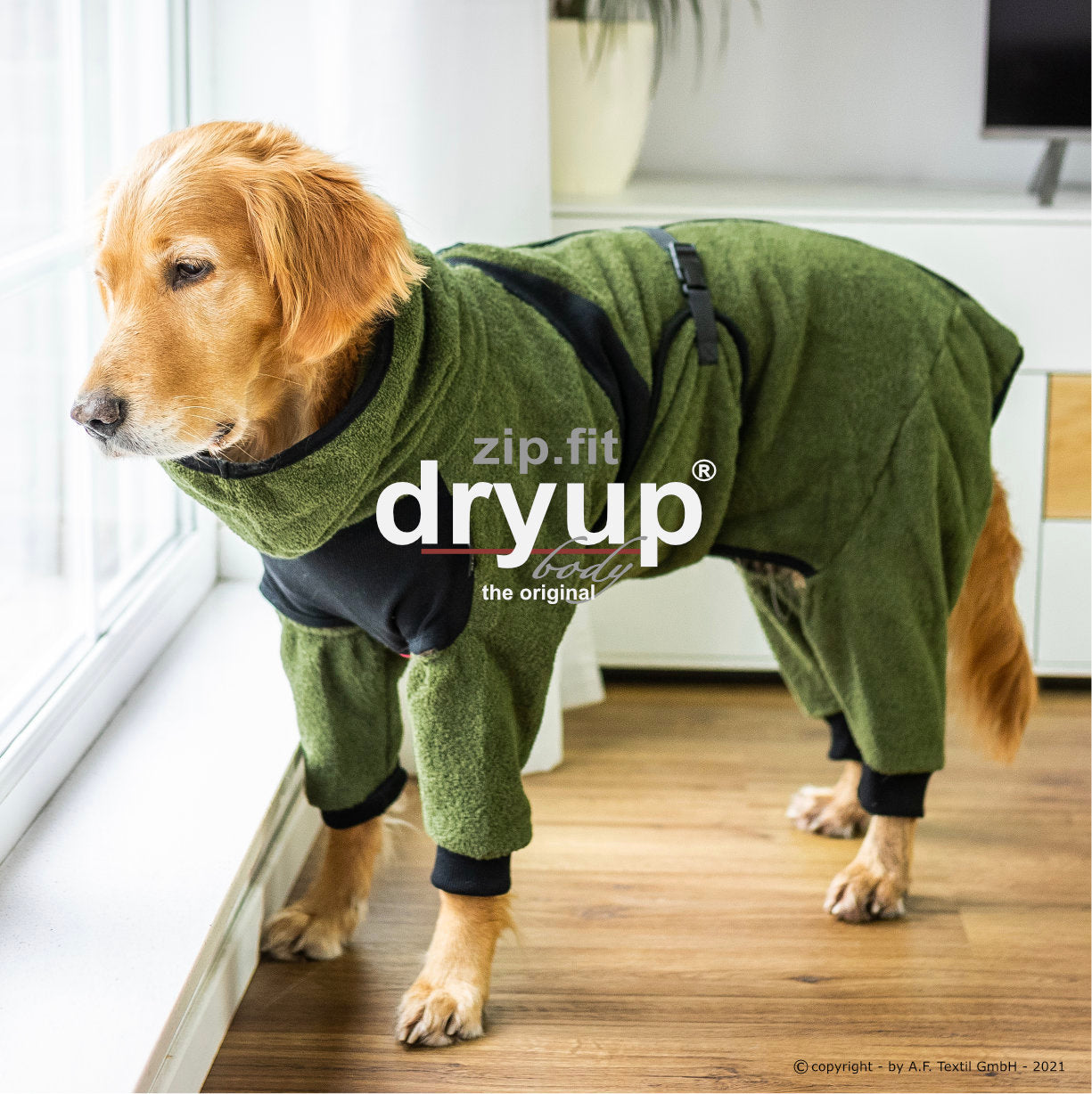 Dryup body „ZIP.FIT“ moos