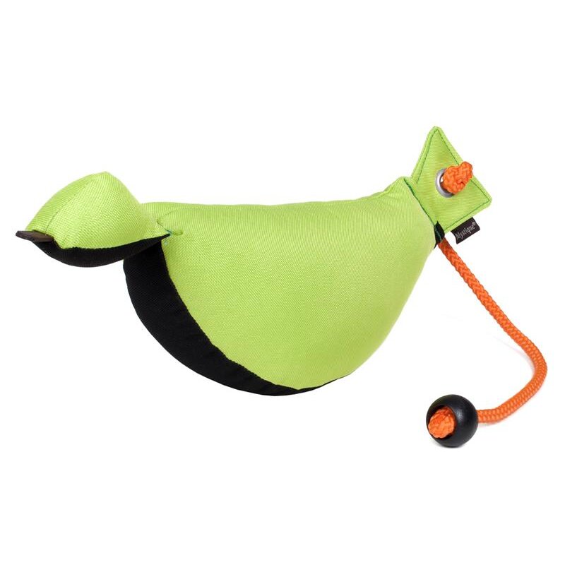 mystique-bird-dog-dummy-klein-ca-200g-neon-gruen-schwarz