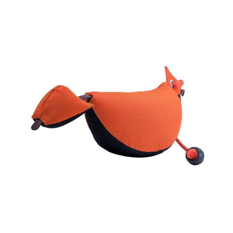 mystique-bird-dog-dummy-klein-ca-200g-schwarz-orange