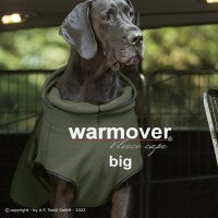 Warmover cape "Big" pine green