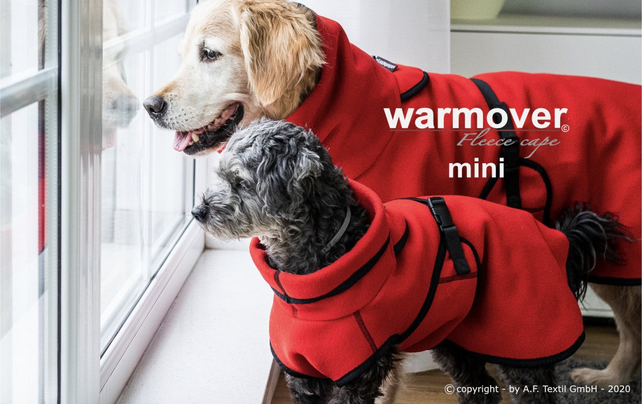 Warmover cape "Mini" red fire