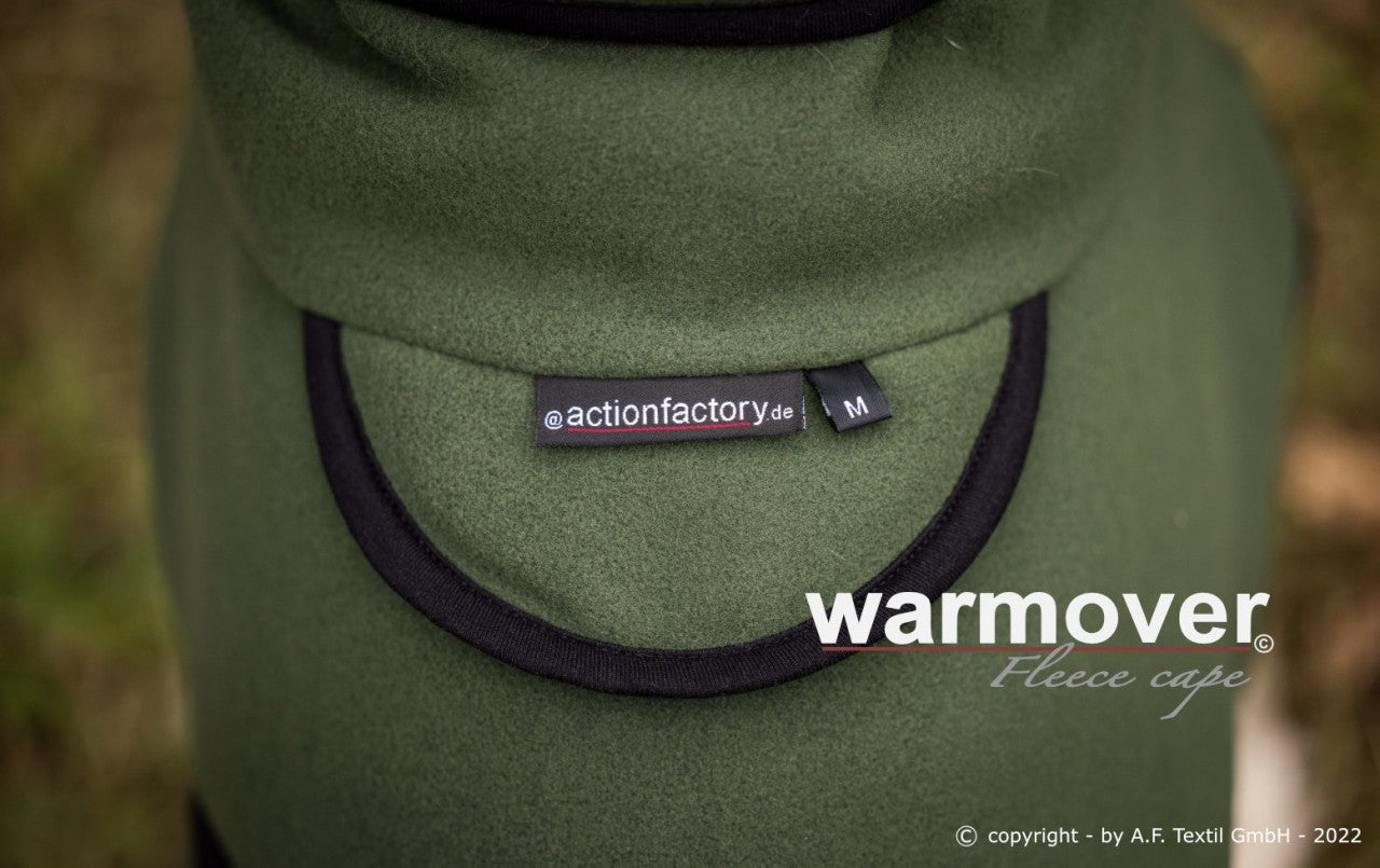 Warmover cape"Standard" pine green