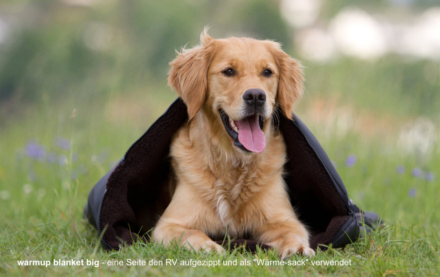 Warmup blanket „Big“ ins:brown outs:black