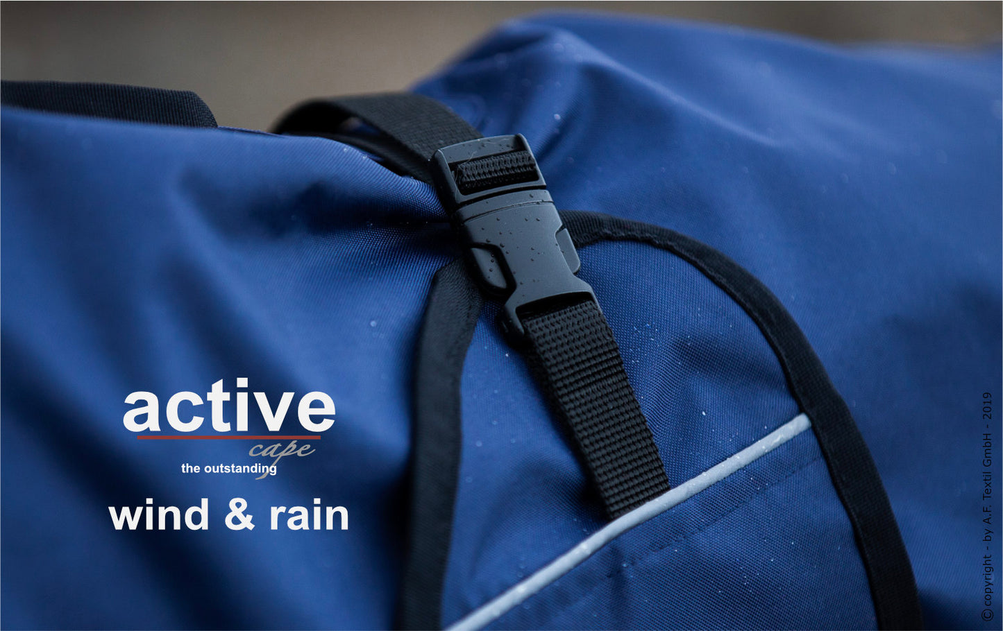 Active cape „Wind & Rain“ dark blue